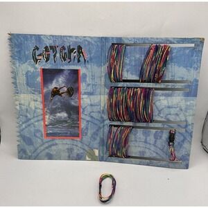 Vintage Gotcha Bracelet Adult Unisex 80s 90s Surf Skate‎ Rainbow Rope Wrap